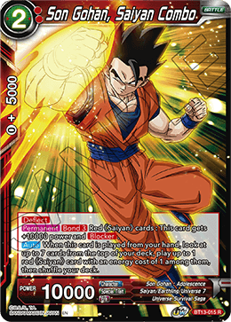 Son Gohan, Saiyan Combo (Rare) (BT13-015) [Supreme Rivalry] | Shuffle n Cut Hobbies & Games