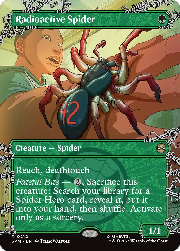Radioactive Spider (Borderless) [Marvel's Spider-Man] | Shuffle n Cut Hobbies & Games