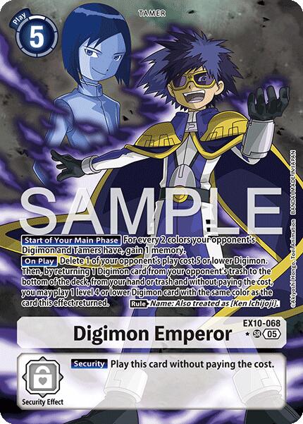 Digimon Emperor [EX10-068] (Alternate Art) [Sinister Order] | Shuffle n Cut Hobbies & Games