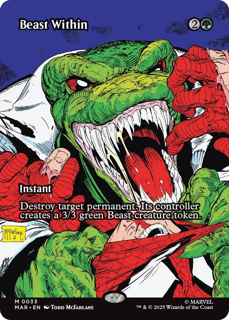Beast Within (Borderless) [Marvel's Spider-Man: Eternal-Legal] | Shuffle n Cut Hobbies & Games