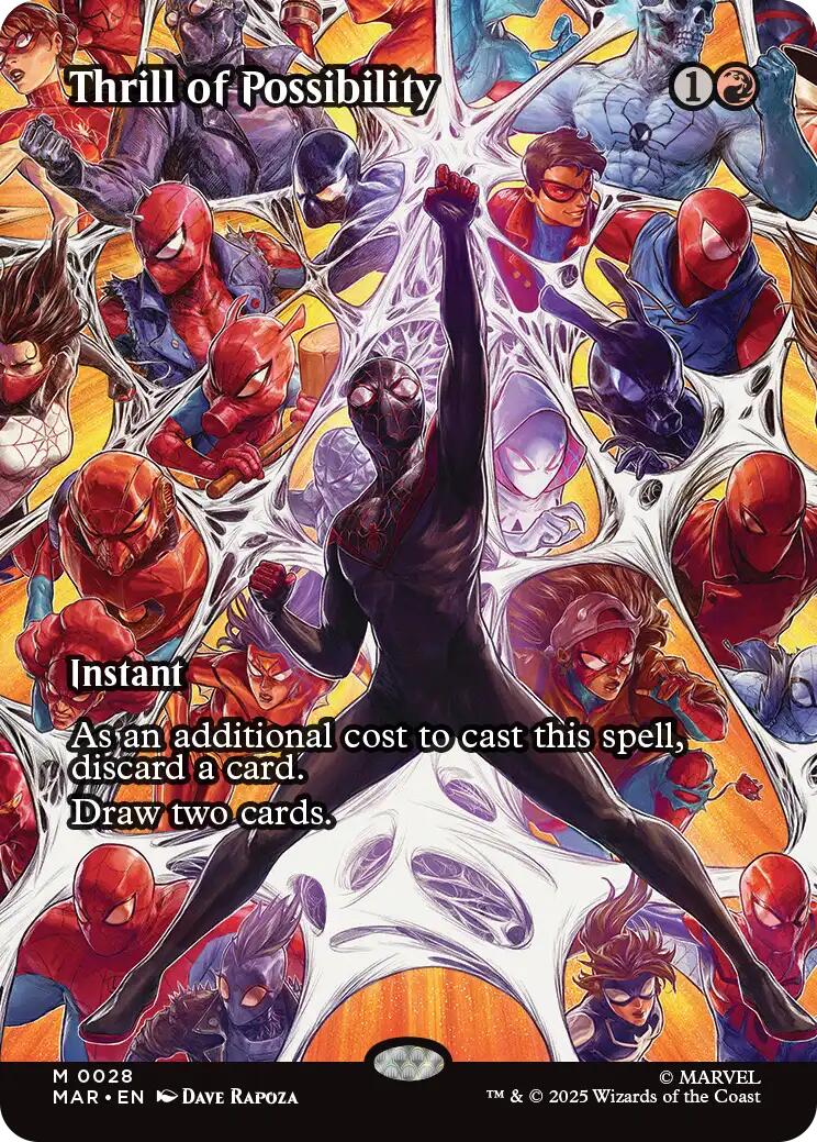 Thrill of Possibility (Borderless) [Marvel's Spider-Man: Eternal-Legal] | Shuffle n Cut Hobbies & Games