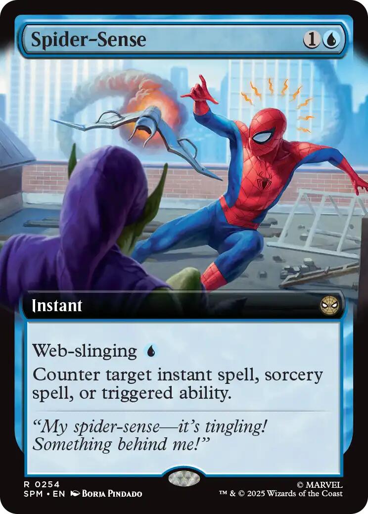 Spider-Sense (Extended Art) [Marvel's Spider-Man] | Shuffle n Cut Hobbies & Games