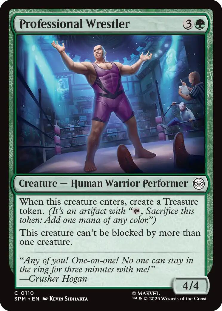 Professional Wrestler [Marvel's Spider-Man] | Shuffle n Cut Hobbies & Games