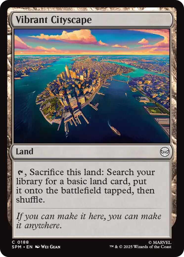 Vibrant Cityscape [Marvel's Spider-Man] | Shuffle n Cut Hobbies & Games