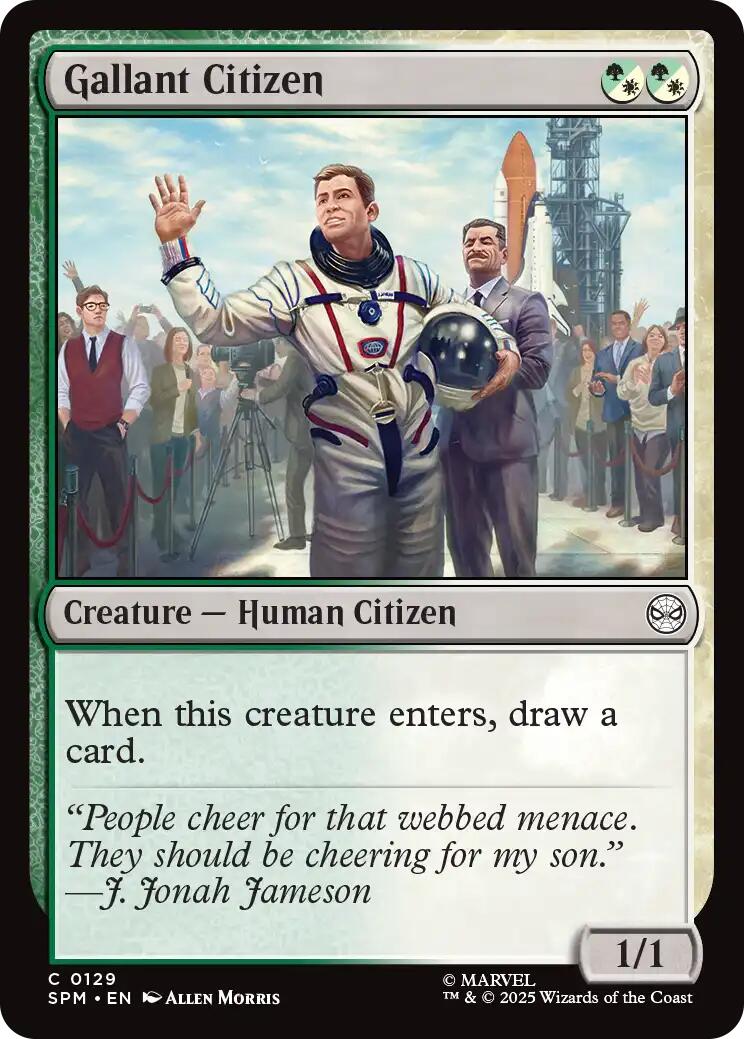 Gallant Citizen [Marvel's Spider-Man] | Shuffle n Cut Hobbies & Games