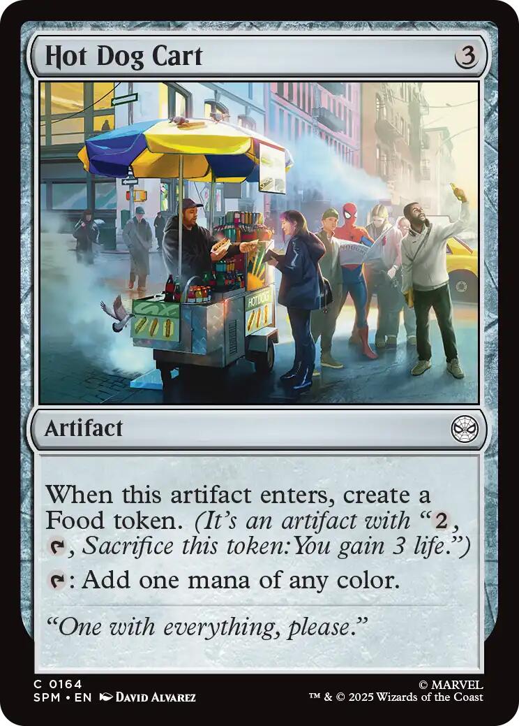 Hot Dog Cart [Marvel's Spider-Man] | Shuffle n Cut Hobbies & Games