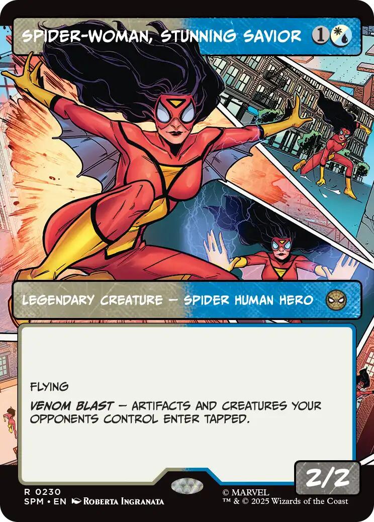 Spider-Woman, Stunning Savior (Borderless) [Marvel's Spider-Man] | Shuffle n Cut Hobbies & Games