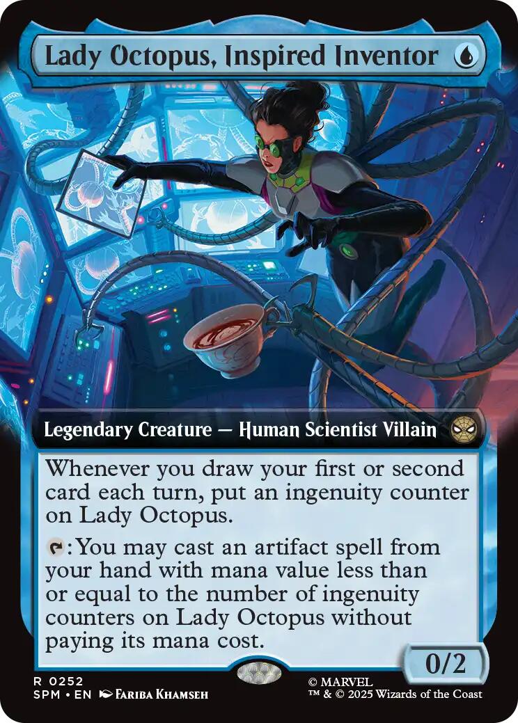 Lady Octopus, Inspired Inventor (Extended Art) [Marvel's Spider-Man] | Shuffle n Cut Hobbies & Games