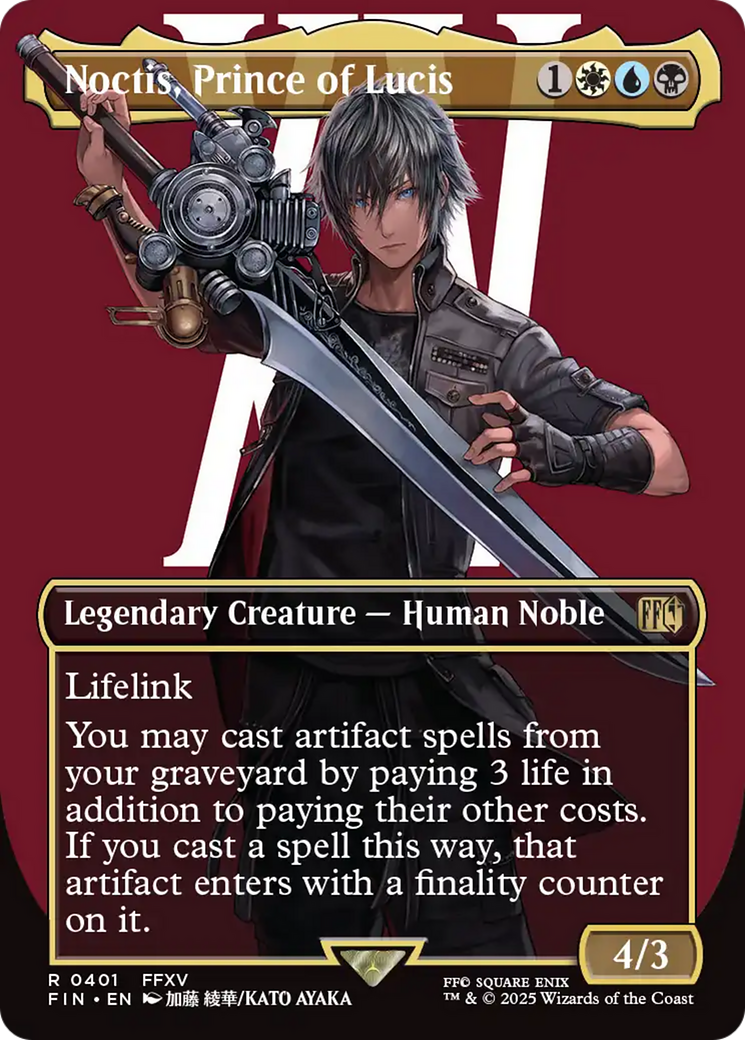 Noctis, Prince of Lucis (Borderless) [FINAL FANTASY] | Shuffle n Cut Hobbies & Games