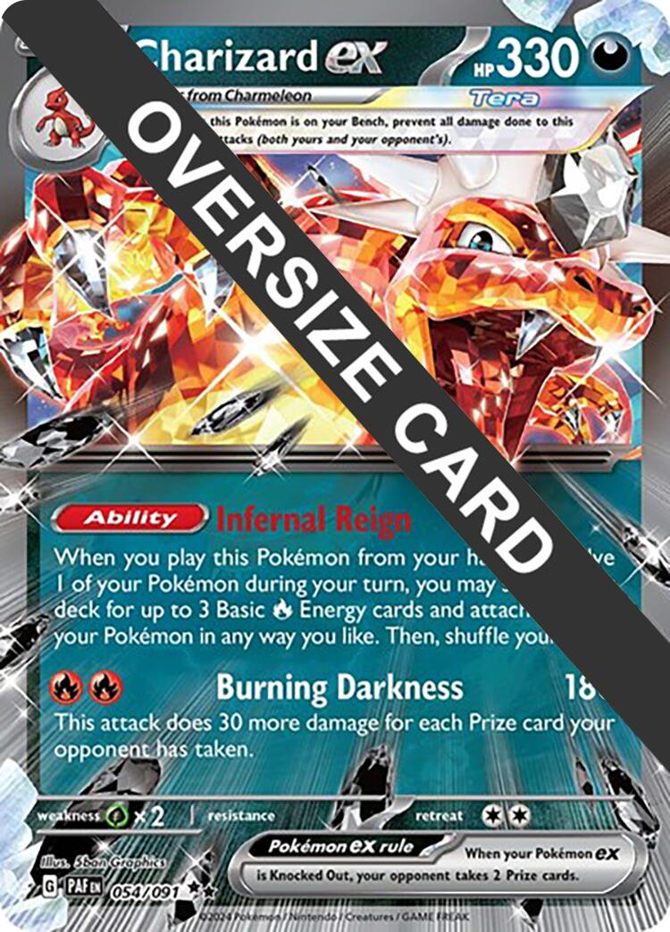 Charizard ex (054/091) (Jumbo Card) [Miscellaneous Cards] | Shuffle n Cut Hobbies & Games