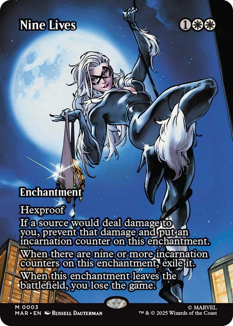 Nine Lives (Borderless) [Marvel's Spider-Man: Eternal-Legal] | Shuffle n Cut Hobbies & Games