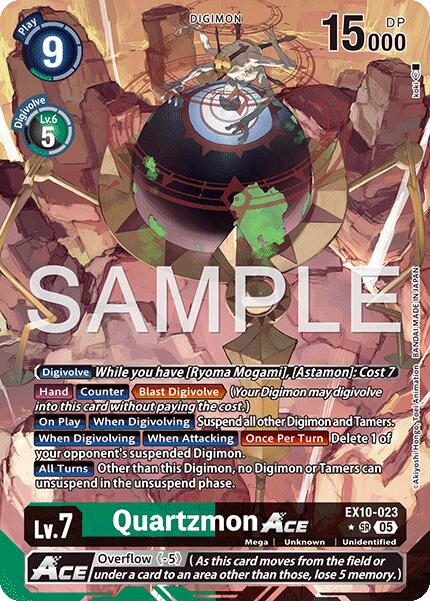 Quartzmon ACE [EX10-023] (Alternate Art) [Sinister Order] | Shuffle n Cut Hobbies & Games