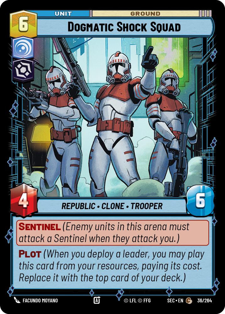 Dogmatic Shock Squad (36/264) (36/264) [Secrets of Power] | Shuffle n Cut Hobbies & Games