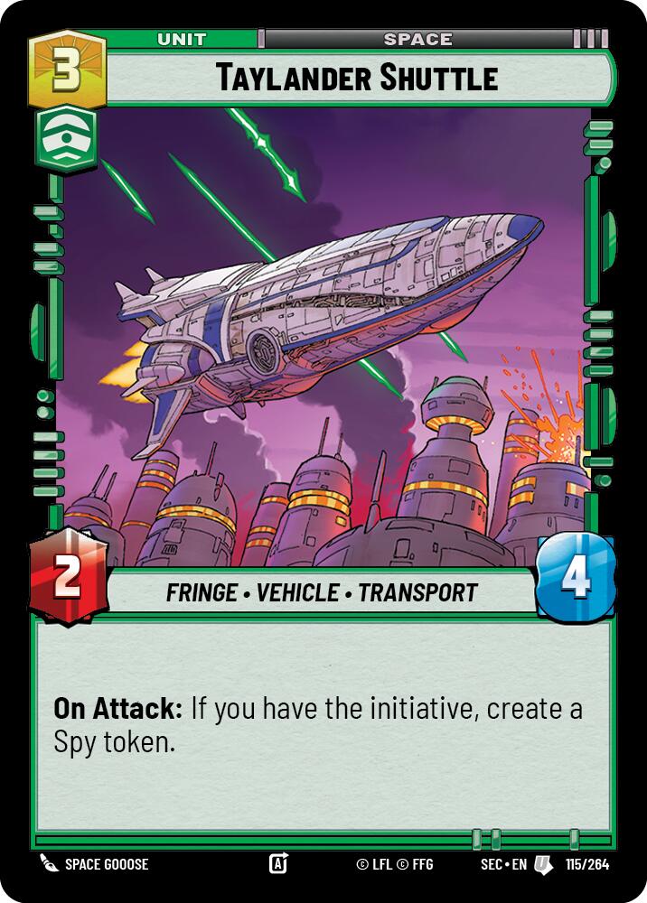 Taylander Shuttle (115/264) (115/264) [Secrets of Power] | Shuffle n Cut Hobbies & Games