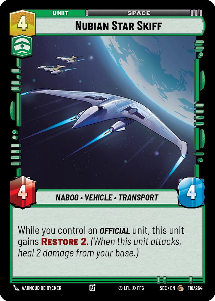 Nubian Star Skiff (116/264) (116/264) [Secrets of Power] | Shuffle n Cut Hobbies & Games