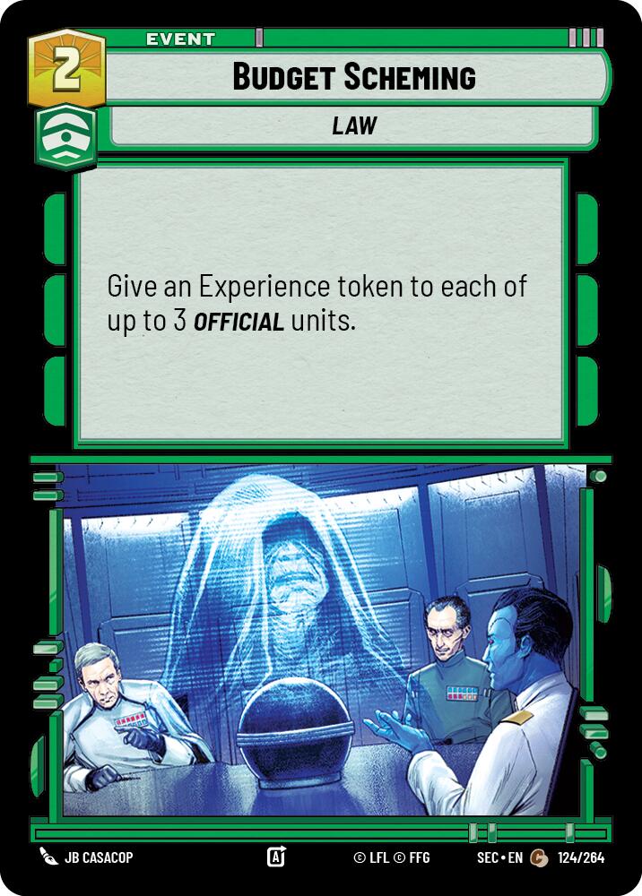 Budget Scheming (124/264) (124/264) [Secrets of Power] | Shuffle n Cut Hobbies & Games