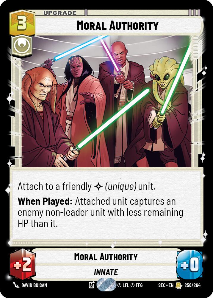 Moral Authority (256/264) (256/264) [Secrets of Power] | Shuffle n Cut Hobbies & Games