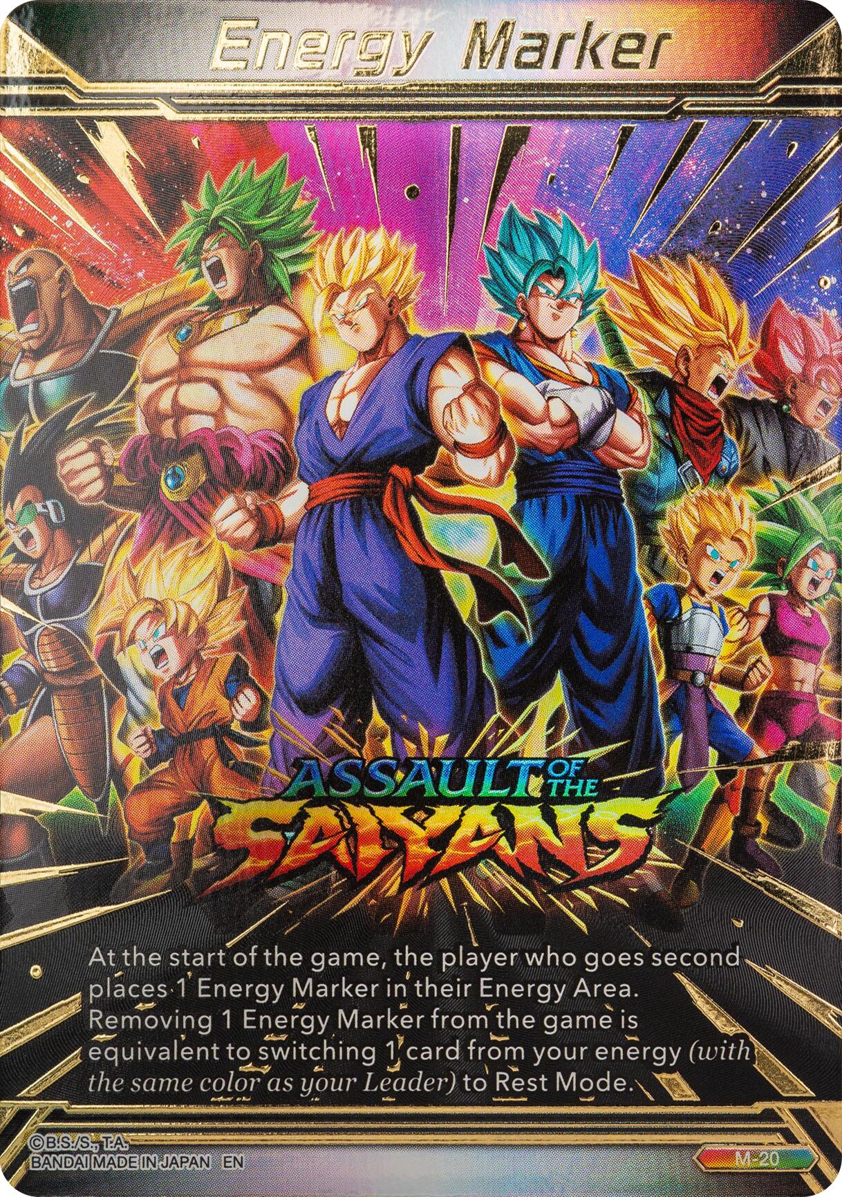 Energy Marker - Assault of the Saiyans (M-20) [Prismatic Clash] | Shuffle n Cut Hobbies & Games