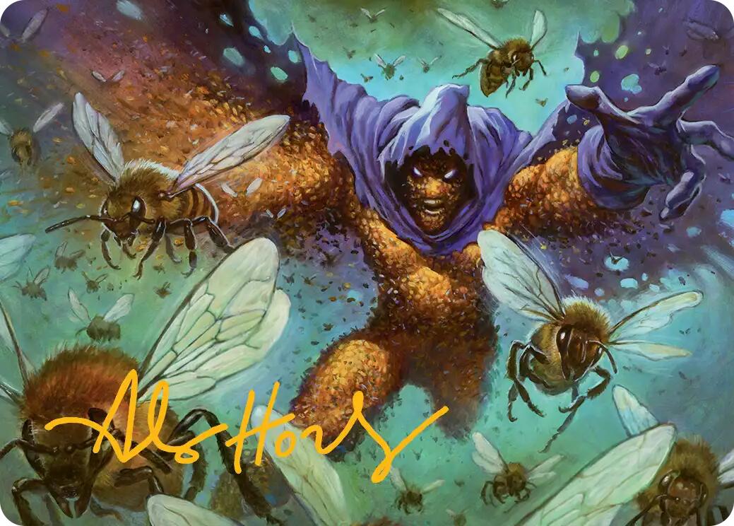 Swarm, Being of Bees Art Card (Gold-Stamped Signature) [Marvel's Spider-Man Art Series] | Shuffle n Cut Hobbies & Games