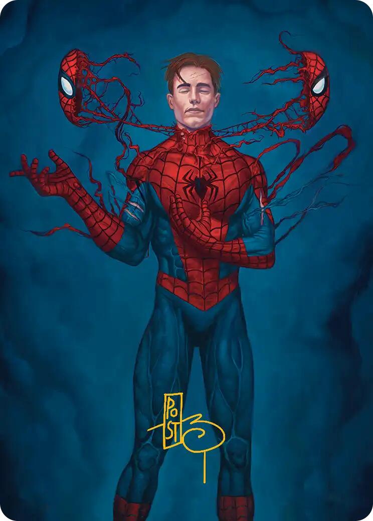 Secret Identity Art Card (Gold-Stamped Signature) [Marvel's Spider-Man Art Series] | Shuffle n Cut Hobbies & Games