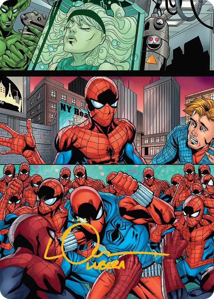 The Clone Saga Art Card (Gold-Stamped Signature) [Marvel's Spider-Man Art Series] | Shuffle n Cut Hobbies & Games
