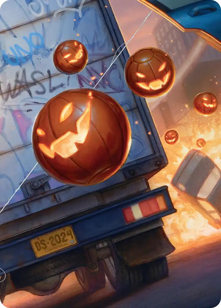 Pumpkin Bombs Art Card [Marvel's Spider-Man Art Series] | Shuffle n Cut Hobbies & Games
