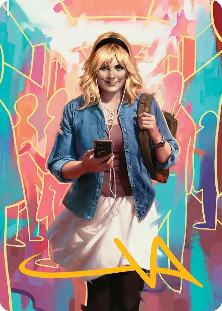 Gwen Stacy Art Card (Gold-Stamped Signature) (13/54) [Marvel's Spider-Man Art Series] | Shuffle n Cut Hobbies & Games