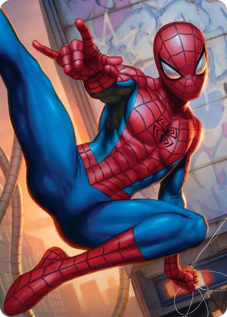 Sensational Spider-Man Art Card [Marvel's Spider-Man Art Series] | Shuffle n Cut Hobbies & Games