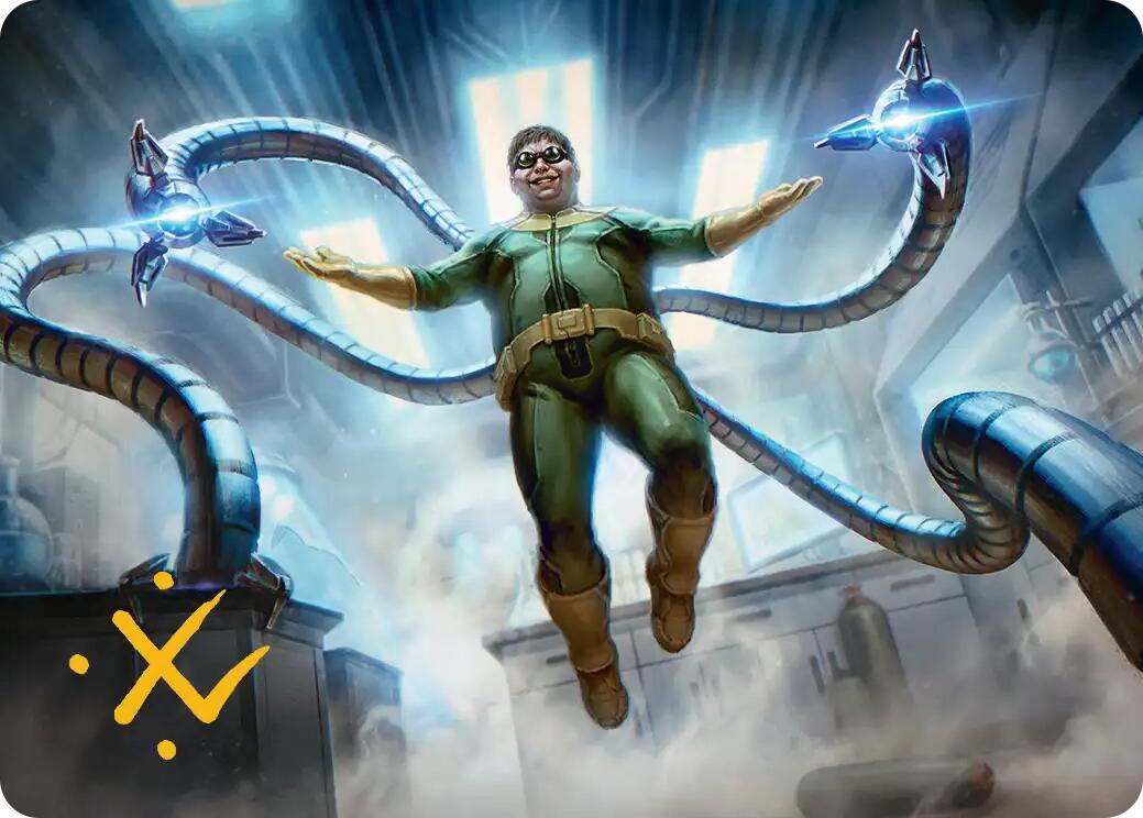 Doctor Octopus, Master Planner Art Card (25/54) (Gold-Stamped Signature) [Marvel's Spider-Man Art Series] | Shuffle n Cut Hobbies & Games