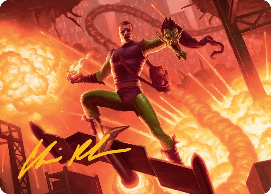 Green Goblin, Revenant Art Card (Gold-Stamped Signature) [Marvel's Spider-Man Art Series] | Shuffle n Cut Hobbies & Games