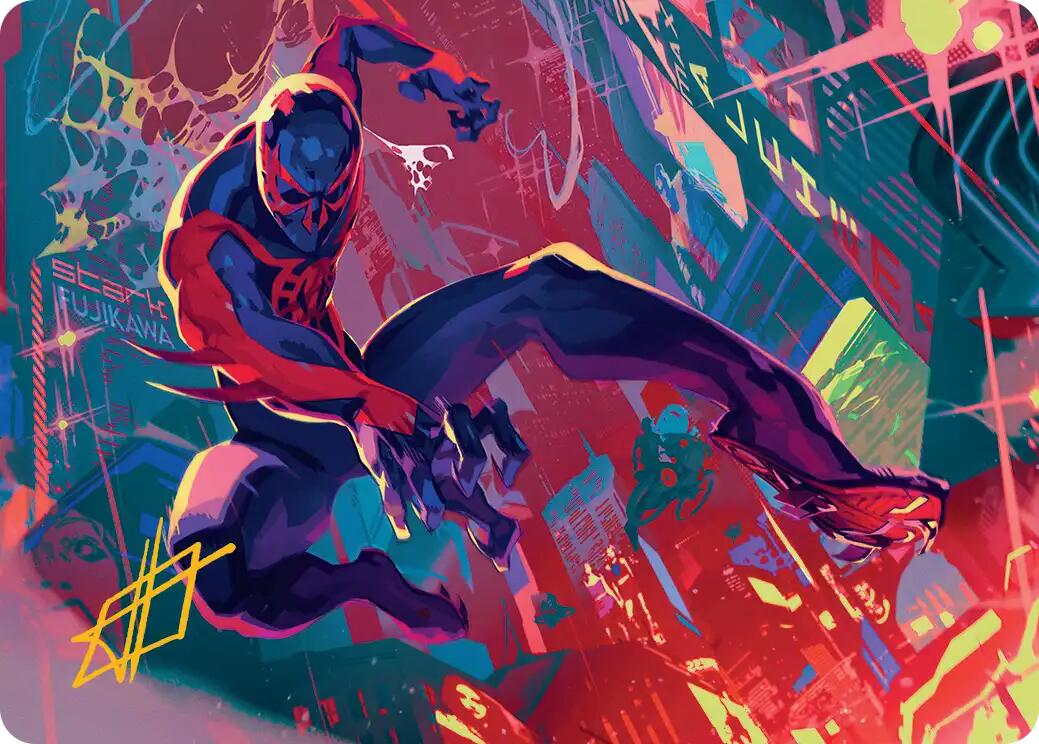 Spider-Man 2099 Art Card (Gold-Stamped Signature) [Marvel's Spider-Man Art Series] | Shuffle n Cut Hobbies & Games