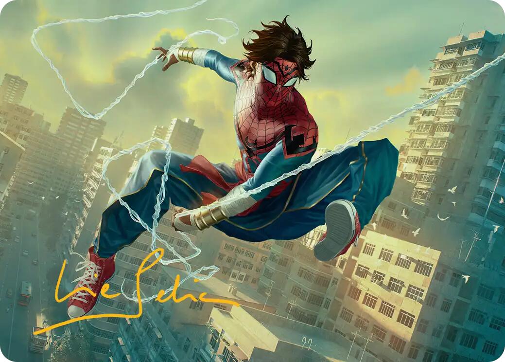 Spider-Man India Art Card (Gold-Stamped Signature) [Marvel's Spider-Man Art Series] | Shuffle n Cut Hobbies & Games