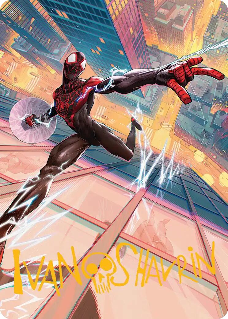 Ultimate Spider-Man Art Card (Gold-Stamped Signature) [Marvel's Spider-Man Art Series] | Shuffle n Cut Hobbies & Games
