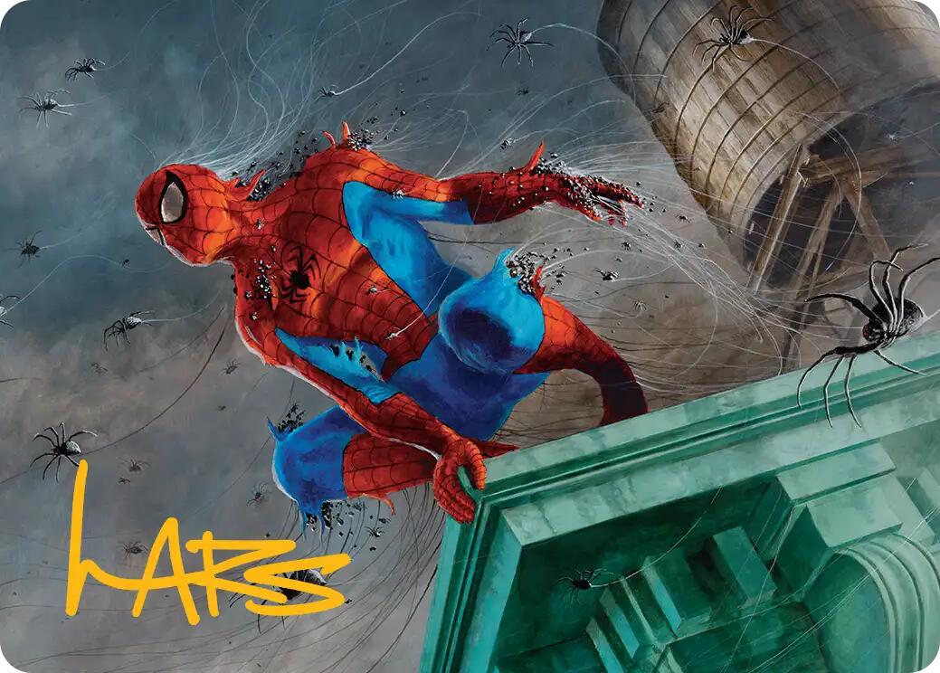 Spiders-Man, Heroic Horde Art Card (Gold-Stamped Signature) [Marvel's Spider-Man Art Series] | Shuffle n Cut Hobbies & Games