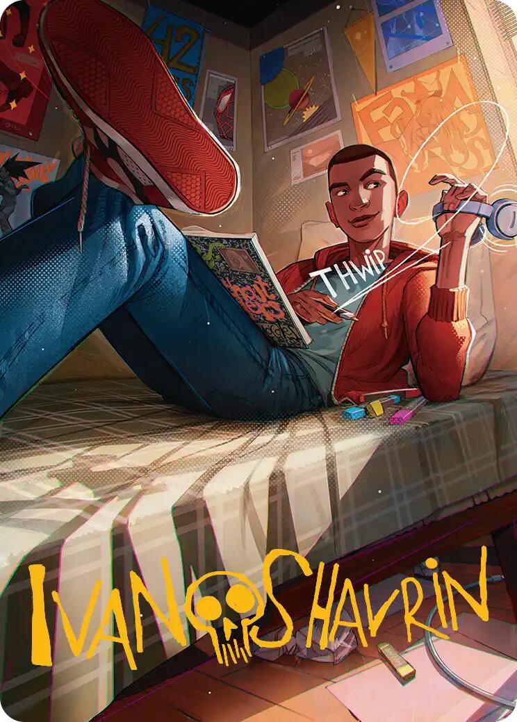 Miles Morales Art Card (Gold-Stamped Signature) [Marvel's Spider-Man Art Series] | Shuffle n Cut Hobbies & Games