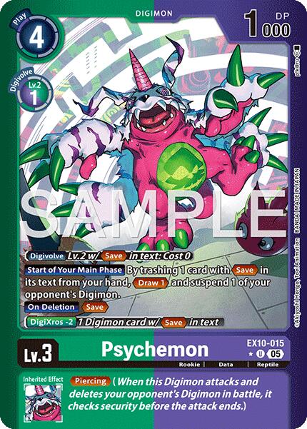 Psychemon [EX10-015] (Limited Foil) [Sinister Order] | Shuffle n Cut Hobbies & Games