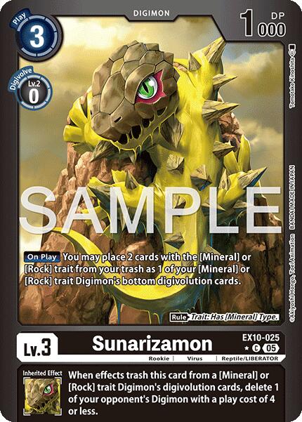 Sunarizamon [EX10-025] (Limited Foil) [Sinister Order] | Shuffle n Cut Hobbies & Games