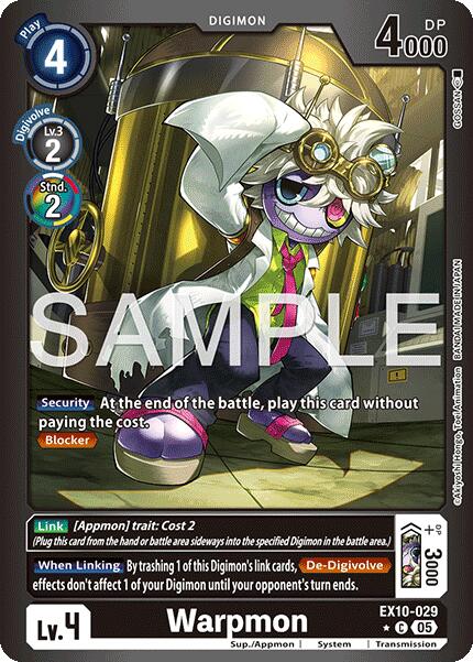 Warpmon [EX10-029] (Limited Foil) [Sinister Order] | Shuffle n Cut Hobbies & Games