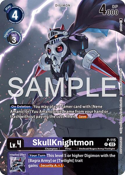 SkullKnightmon [P-115] - P-115 (Sinister Order Legend Pack) [Sinister Order] | Shuffle n Cut Hobbies & Games