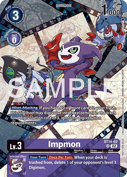 Impmon [ST14-02] (Sinister Order Legend Pack) [Starter Deck: Beelzemon Advanced Deck Set] | Shuffle n Cut Hobbies & Games