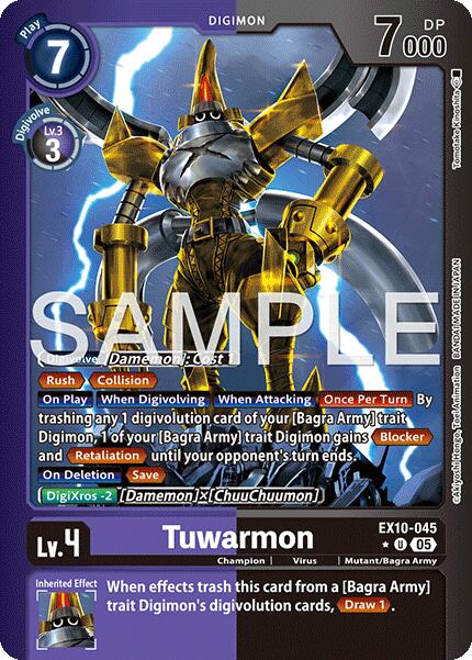 Tuwarmon [EX10-045] (Limited Foil) [Sinister Order] | Shuffle n Cut Hobbies & Games