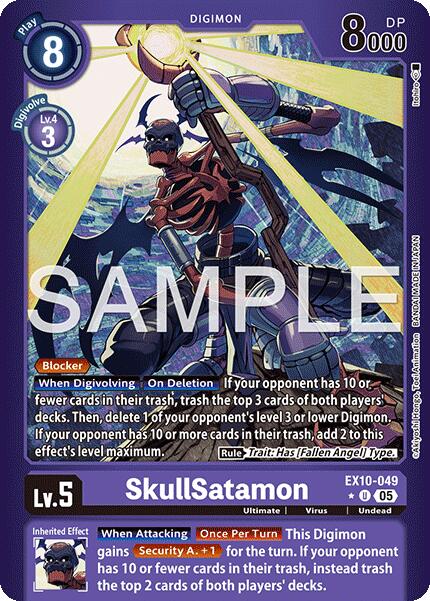 SkullSatamon [EX10-049] (Limited Foil) [Sinister Order] | Shuffle n Cut Hobbies & Games