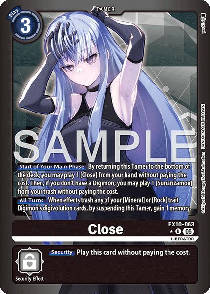 Close [EX10-063] (Limited Foil) [Sinister Order] | Shuffle n Cut Hobbies & Games