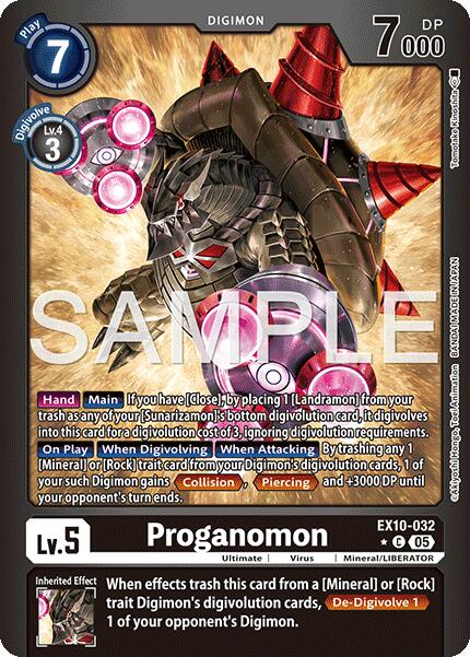 Proganomon [EX10-032] (Limited Foil) [Sinister Order] | Shuffle n Cut Hobbies & Games