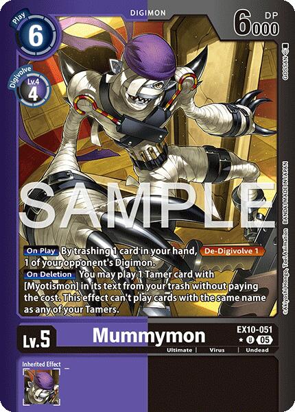 Mummymon [EX10-051] (Limited Foil) [Sinister Order] | Shuffle n Cut Hobbies & Games