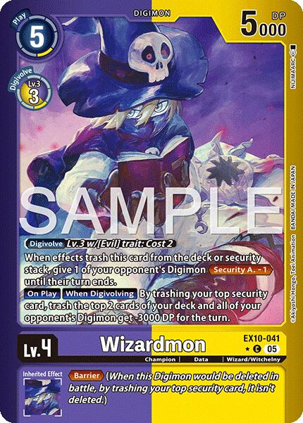 Wizardmon [EX10-041] (Limited Foil) [Sinister Order] | Shuffle n Cut Hobbies & Games
