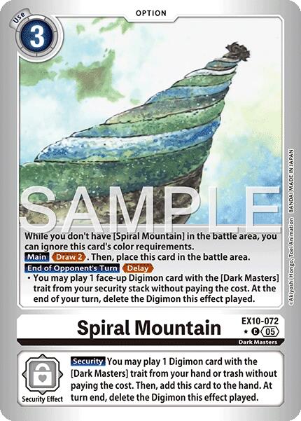 Spiral Mountain [EX10-072] (Limited Foil) [Sinister Order] | Shuffle n Cut Hobbies & Games