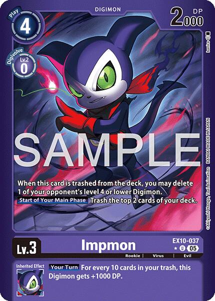 Impmon [EX10-037] (Limited Foil) [Sinister Order] | Shuffle n Cut Hobbies & Games