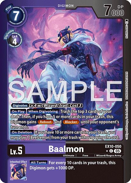 Baalmon [EX10-050] (Limited Foil) [Sinister Order] | Shuffle n Cut Hobbies & Games