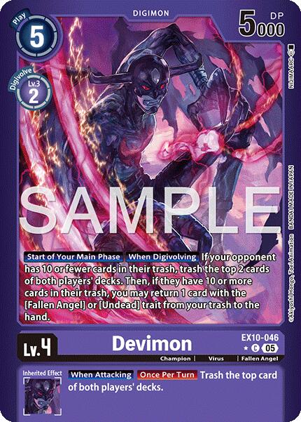 Devimon [EX10-046] (Limited Foil) [Sinister Order] | Shuffle n Cut Hobbies & Games